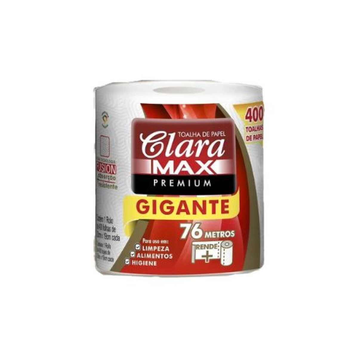 TOALLAS DE PAPEL CLARA MAX GIGANTE 400 UNIDADES 