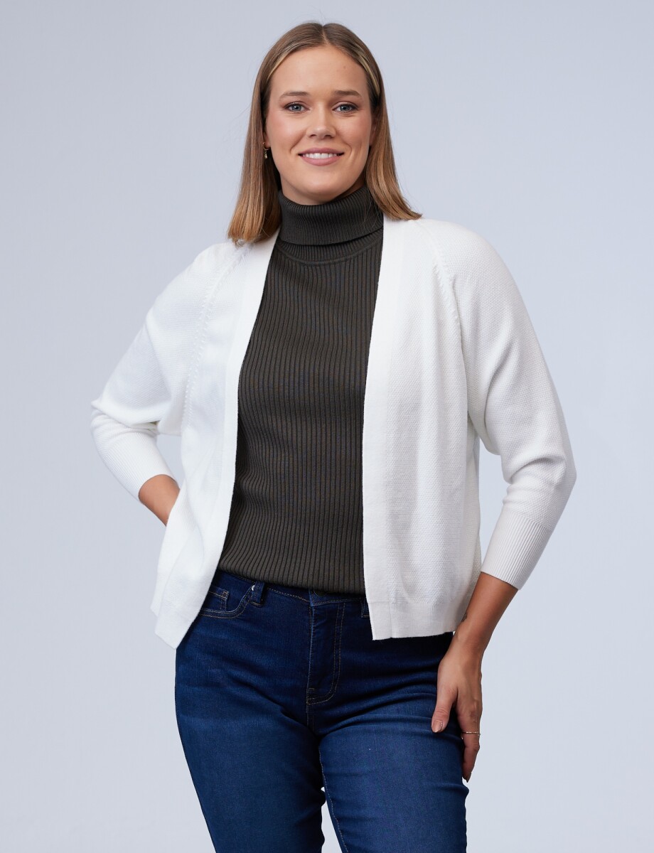 Cardigan Office - Blanco 