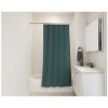 JUEGO KIT COMPLETO DE BAÑO CON CORTINA, TOALLA Y ALFOMBRA AZUL Juego Kit Completo De Baño Con Cortina, Toalla Y Alfombra Azul