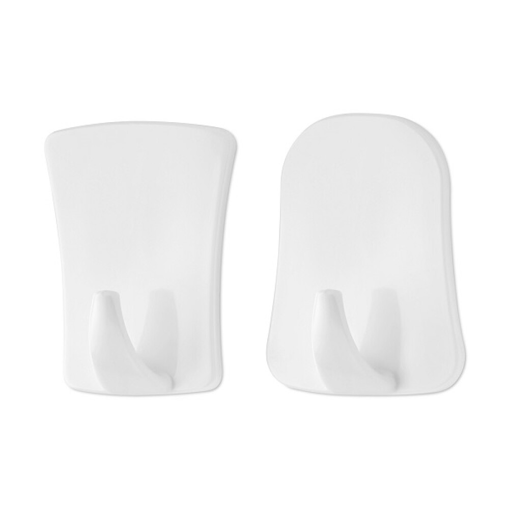 Set 2 Ganchos toalleros 16.5x15.3x3.5 cm QLUX IDE Set 2 Ganchos toalleros 16.5x15.3x3.5 cm QLUX IDE
