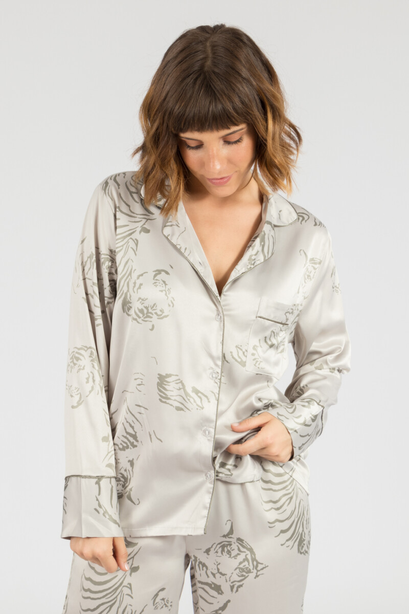 Pijama ella saten Flores