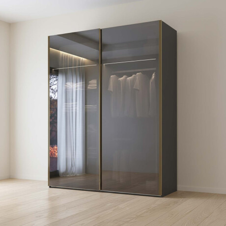 PLACARD 2 PUERTAS MDF NEGRO DUBAI