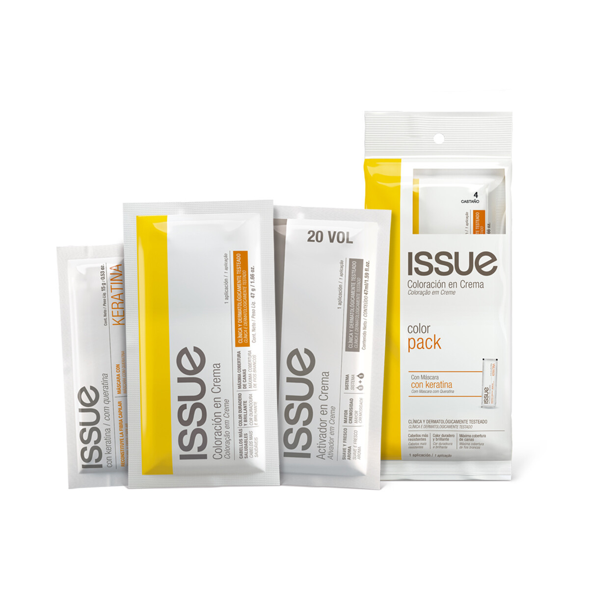 ISSUE TINTURA COLOR Nº4 PACK 