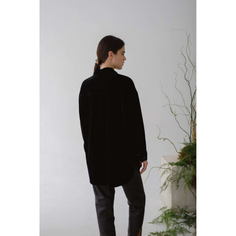 Camisa Bimba Velvet Negro