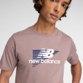 Remera New Balance de Hombre - Heathertech - MT53003EAS BROWN