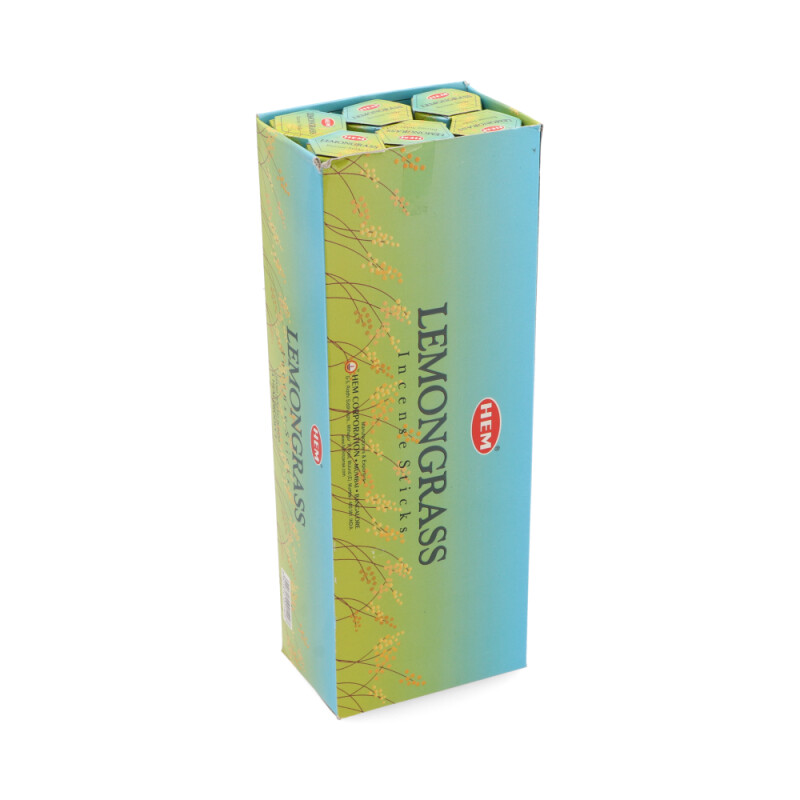 INCIENSO HEM CAJA HEXAGONAL X6 Lemongrass