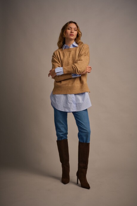 Sweater Liven Camel