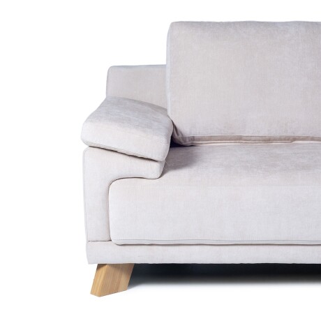 Rinconera Adalia - Tela Microfibra - Chaise derecho 12072 (Beige)