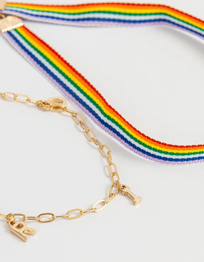 Chokers Pride Set De Chokers - Dorado
