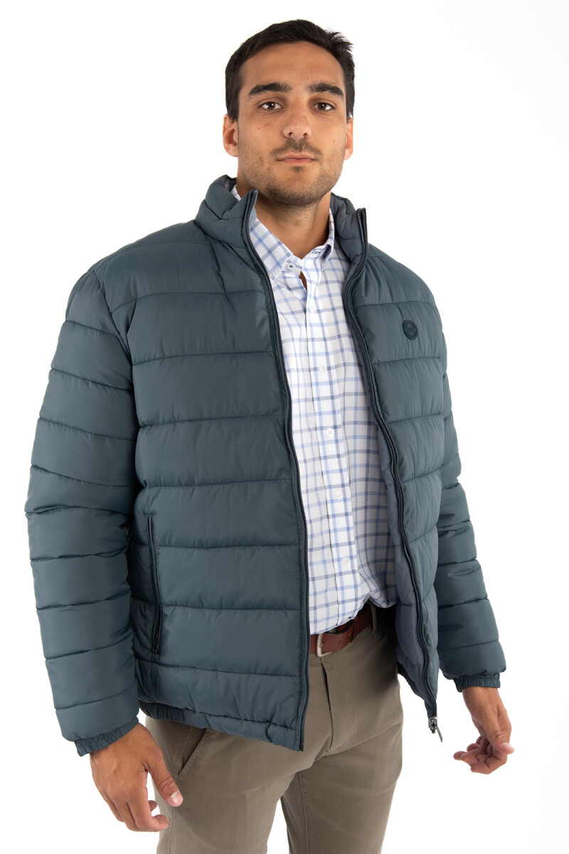 Campera Reversible Kevingston Azul - Celeste