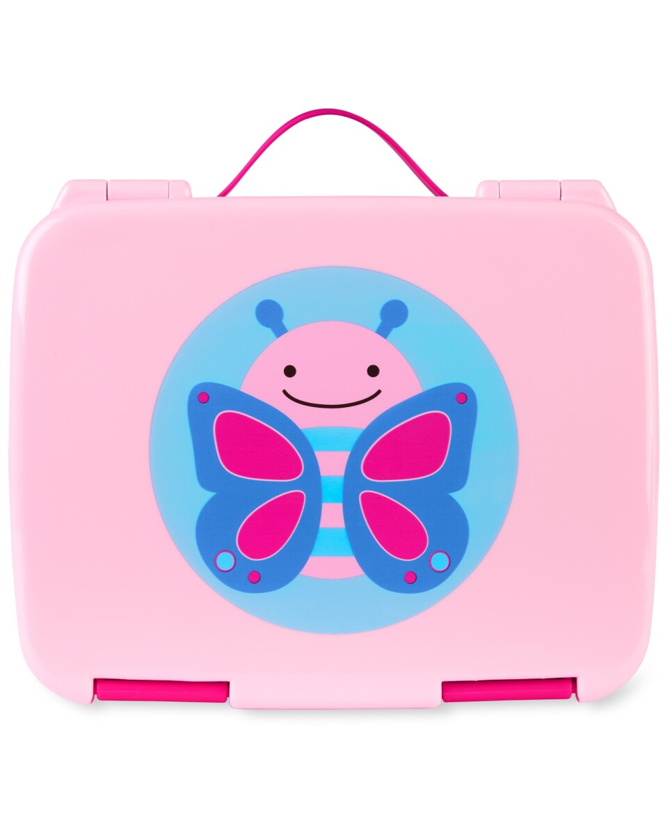 Lonchera caja bento diseño mariposa 