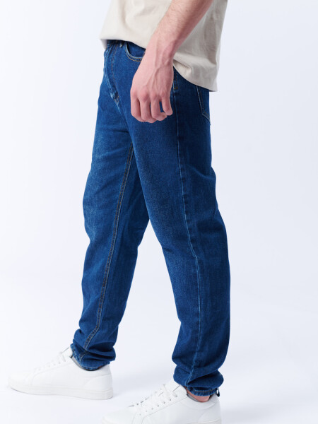 Pantalón jean slim Azul Oscuro