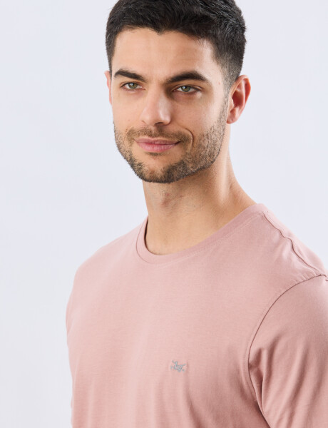 REMERA BÁSICA DE ALGODÓN Rosa