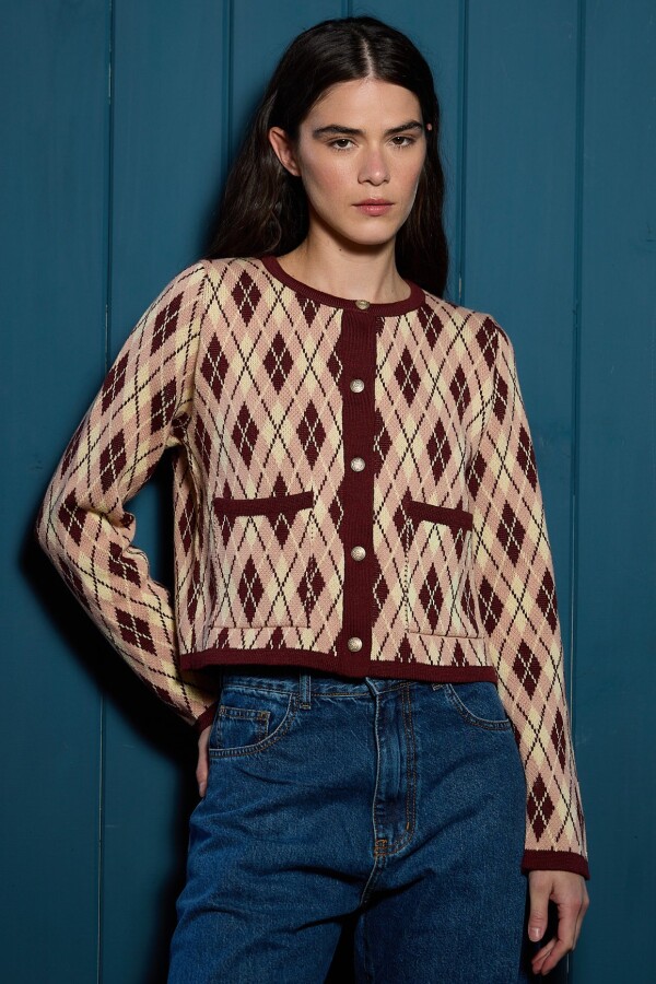 Saco Rombos Renata Rosa