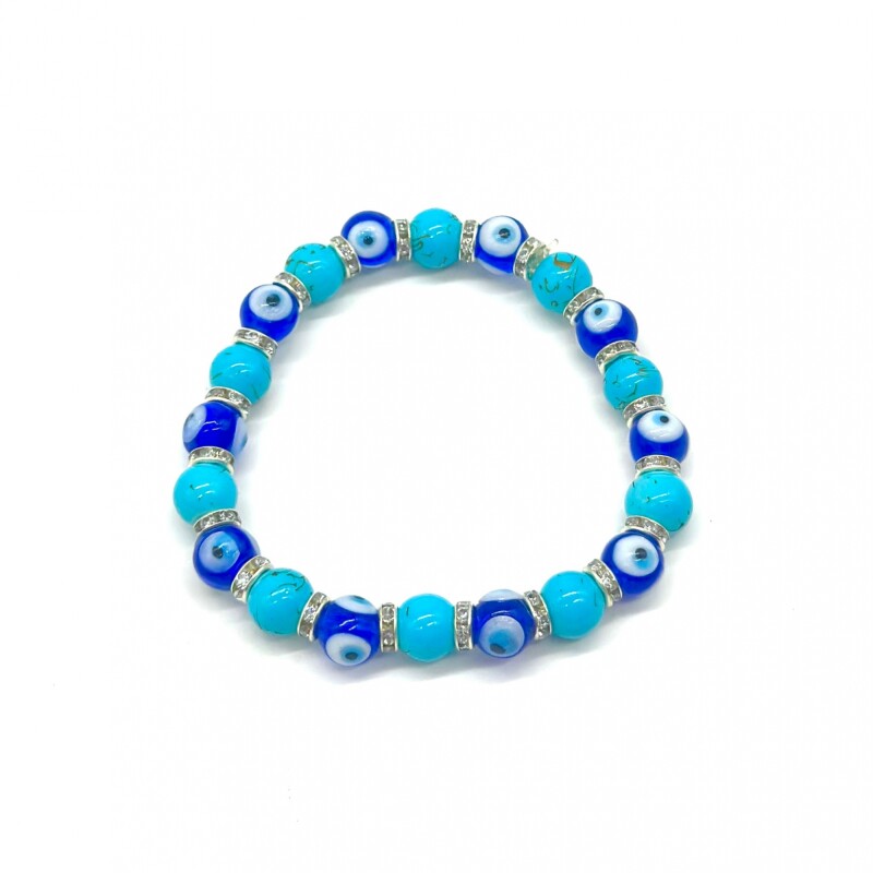 Pulsera ojo turco Turquesa