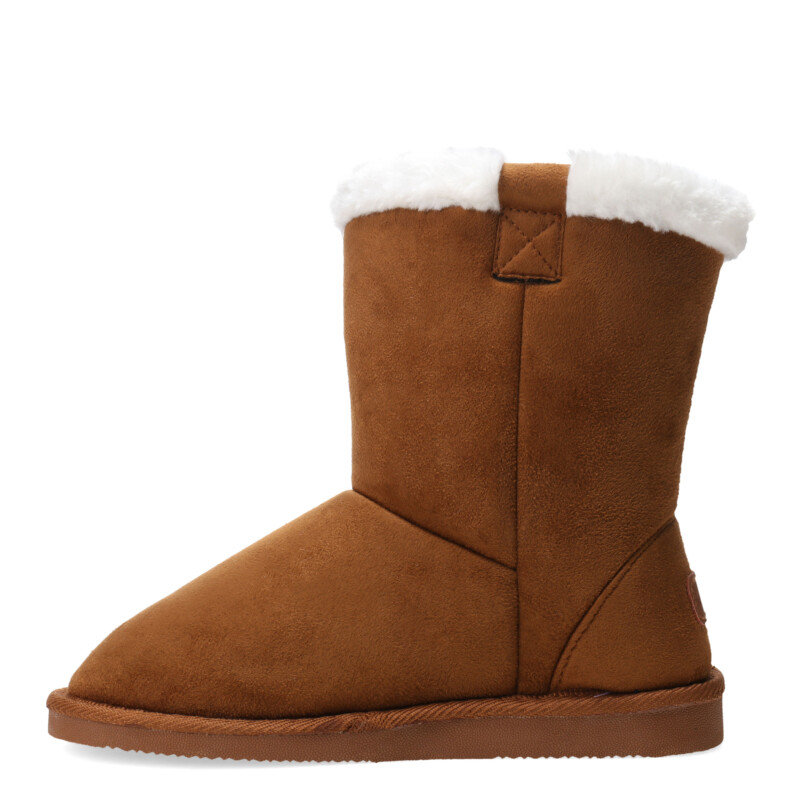 Bota de Mujer Miss Carol YORK con simil piel Marrón Camel Oscuro