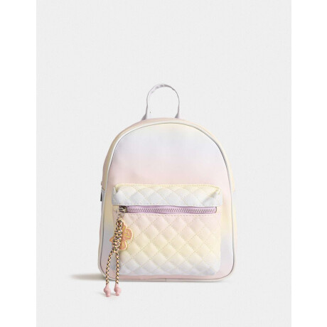 Mochila Puffy Mariposa Combinacion Arcoiris