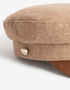 Boinas Gorra Baker Gamuza - Combinacion Bicolor