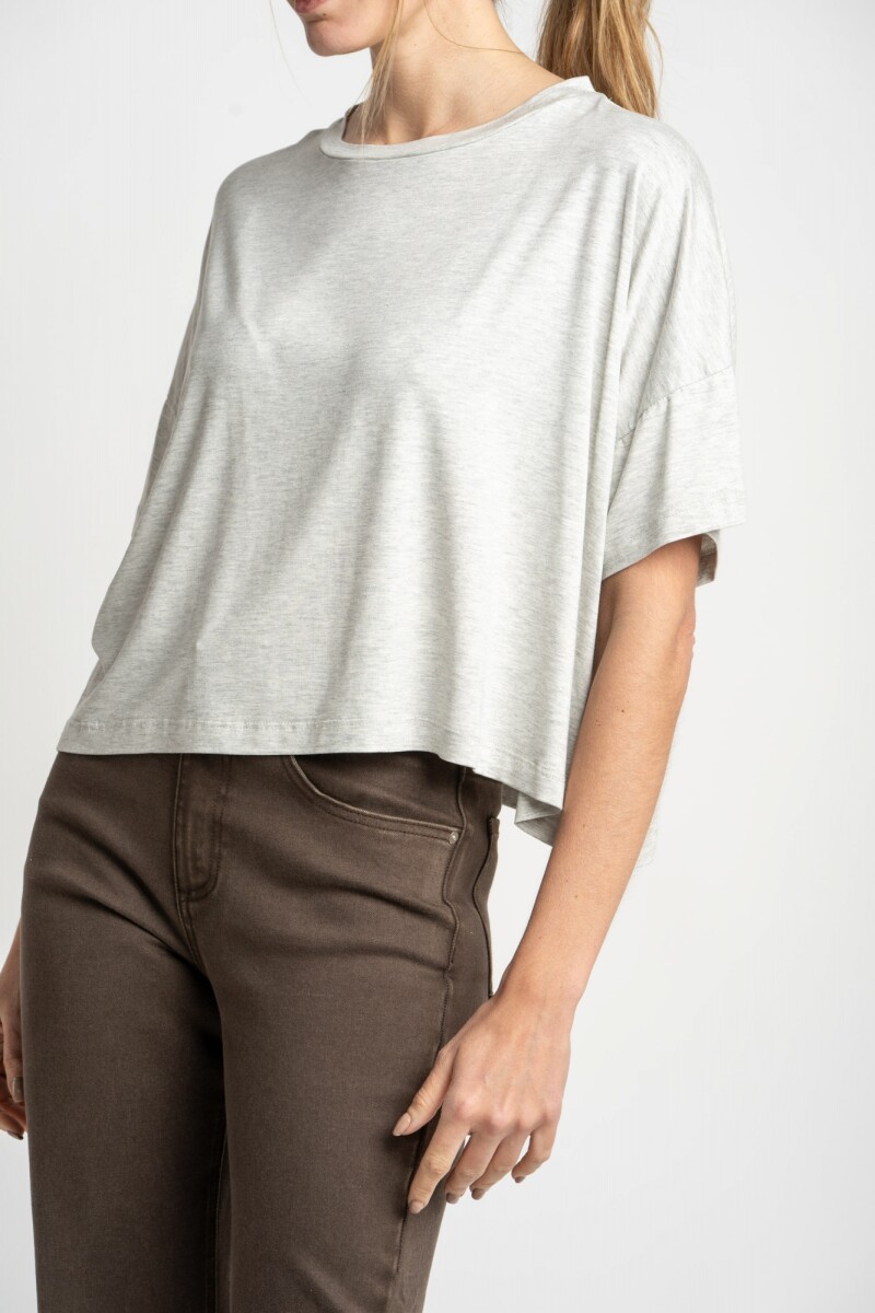 Remera Gris Melange