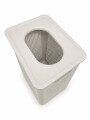 CESTO PARA ROPA BEIGE (V)
