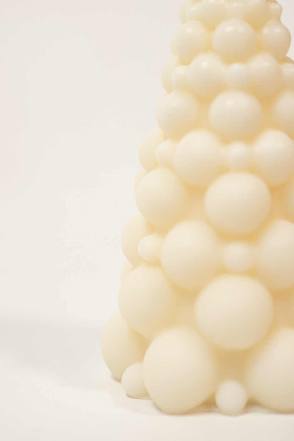 Vela árbol Nieve Color Unico