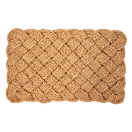 FELPUDO NATURAL/BEIGE FIBRA COCO NUDOS