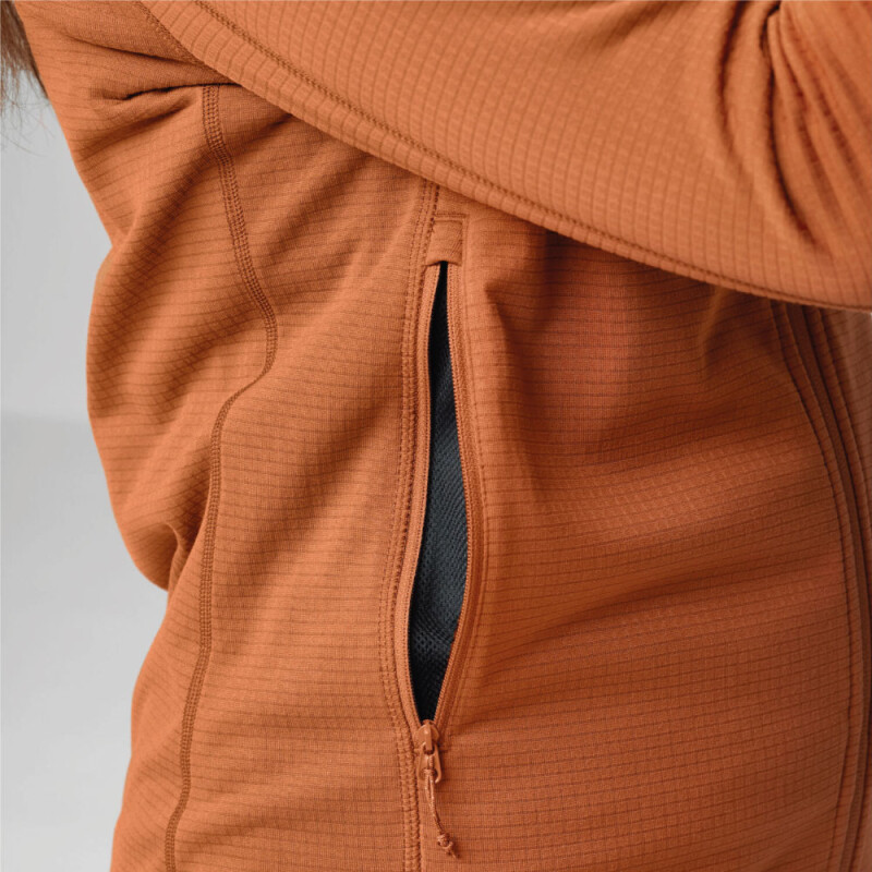 Casaca Fjallraven Abisko Lite Fleece Mujer Misty Green