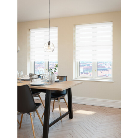 Cortina Enrollable Doble Femris 70X180Cm Blanco