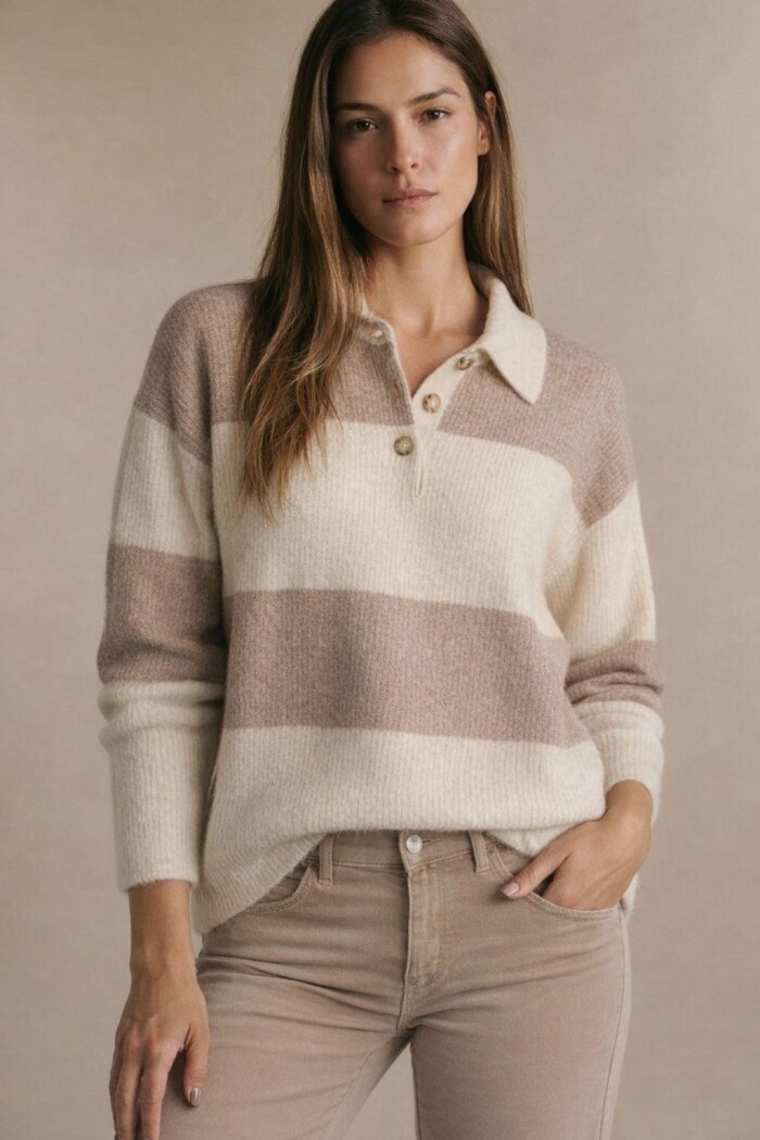 Sweater Polo Mocha