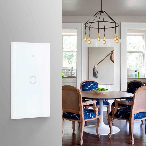 Interruptor Tactil De Pared 1 Ch Zigbee3.0 Moes Interruptor Tactil de Pared 1 CH Zigbee3