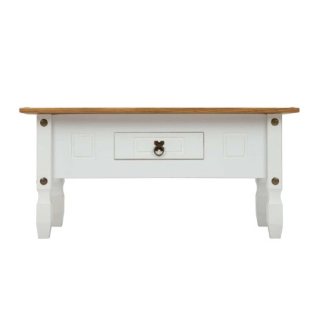Mesa de Centro Linea Mexicana 100x60cm Blanco