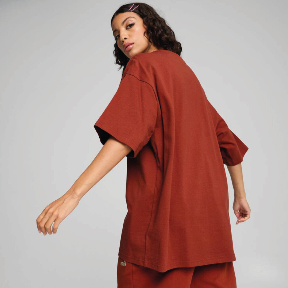 Polo Puma Better Classic Oversized Tee Unisex Mars Red