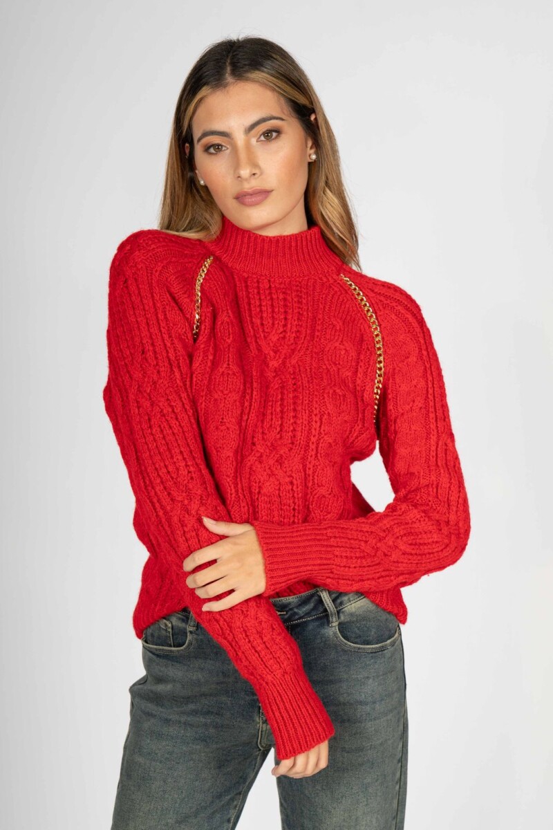 Sweater Cade - Rojo 
