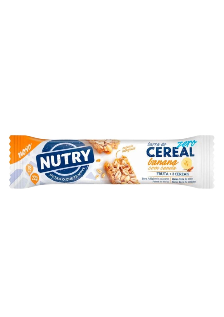 BARRA CEREAL NUTRY ZERO 22G BANANA/CANELA 