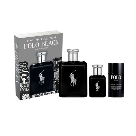 Set Ralph Lauren Polo Black edt 125ml + edt 40ml + Deo 75ml Set Ralph Lauren Polo Black edt 125ml + edt 40ml + Deo 75ml