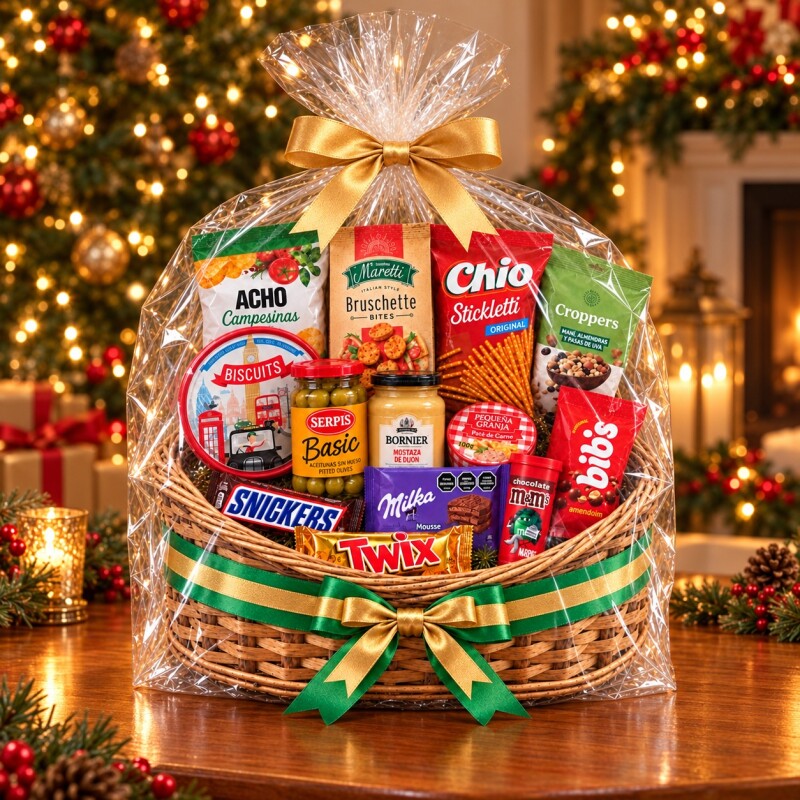 Canasta Gratitud Felices Fiestas Canasta Gratitud Felices Fiestas
