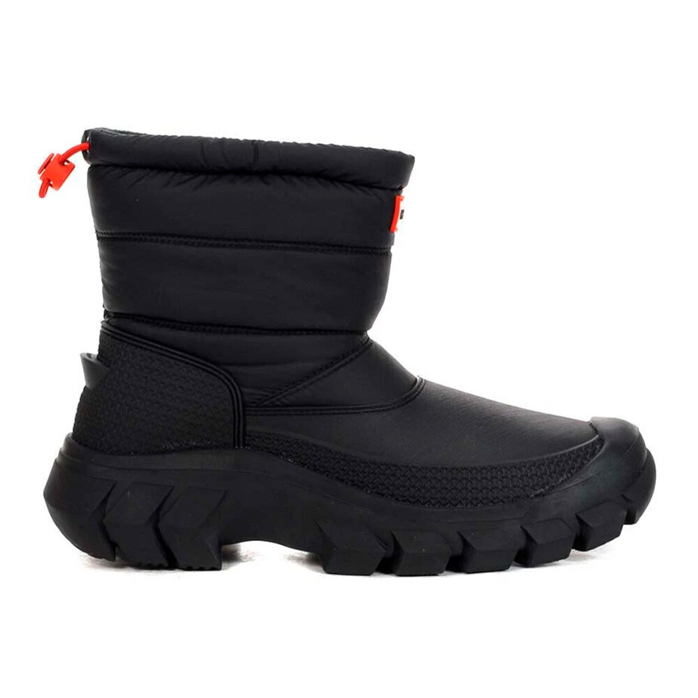 Hunter Bota de nieve Intrepid caña corta Mujer - Negro Negro-Negro
