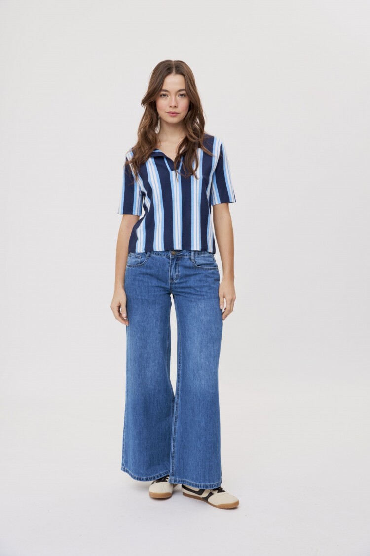 REMERA FEVORA Azul Marino