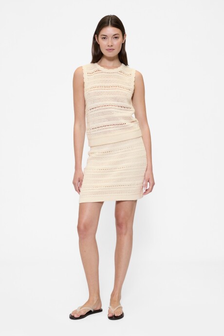 Musculosa Stitch Mujer White Sail