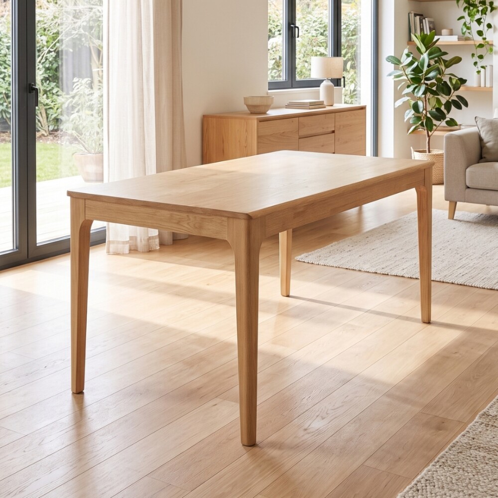 Mesa de comedor - Madera maciza 120 cm Bolonia Mesa de comedor - Madera maciza 120 cm Bolonia