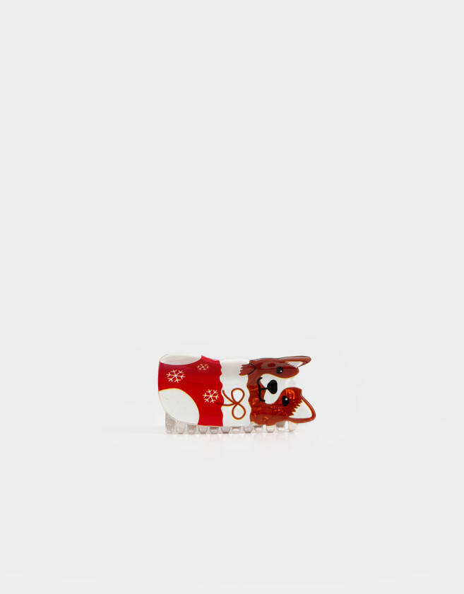 Broche Animalito Broche Perrito Navideño - Combinacion Multicolor
