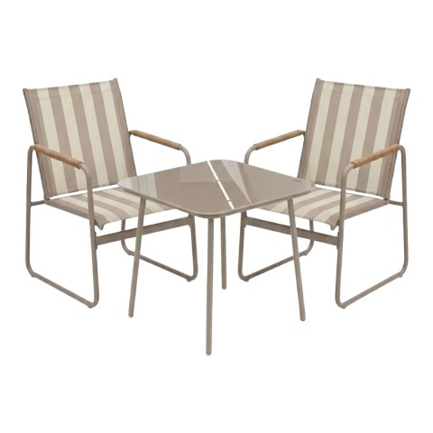 JGO JARDIN BEIGE COMB 3PZAS Unica