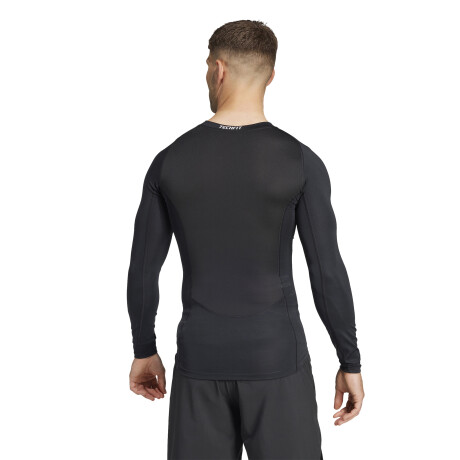 Remera Manga Larga adidas Techfit Compresion Black