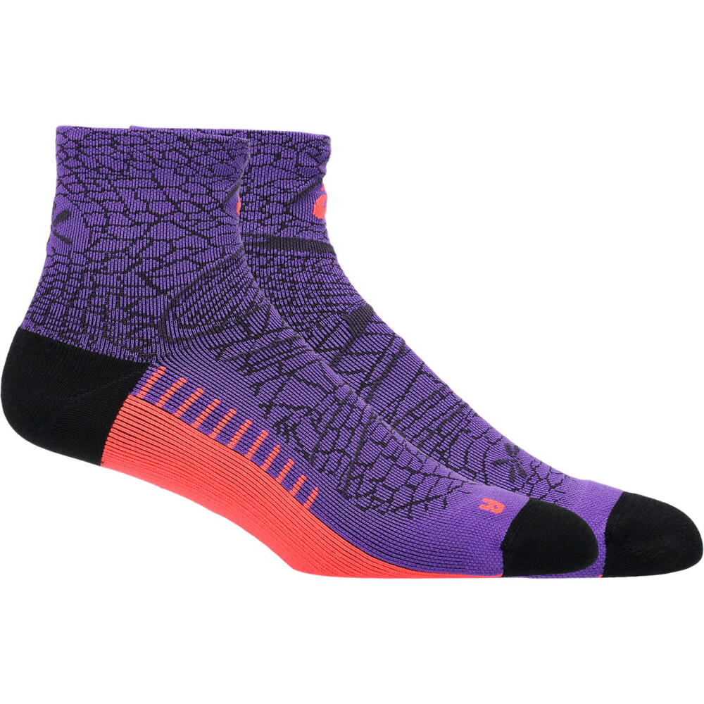 Medias Running Performance Run Sock Quarter Unisex Edo Purple