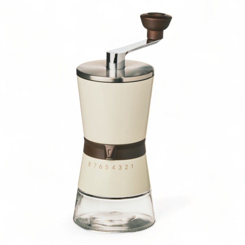 Molinillo De Café Manual 8 Moliendas Capac 200ml 60gr Granos Blanco