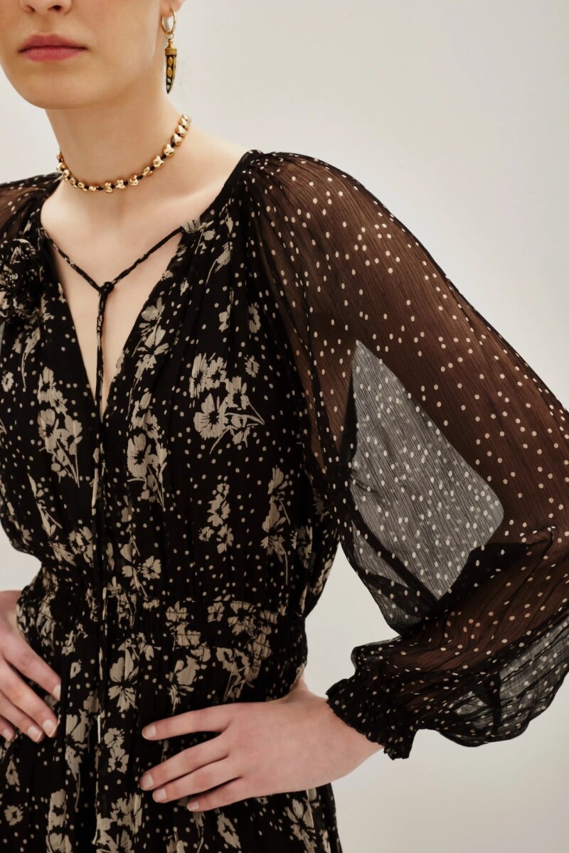 Vestido New York Liberty Dots Negro