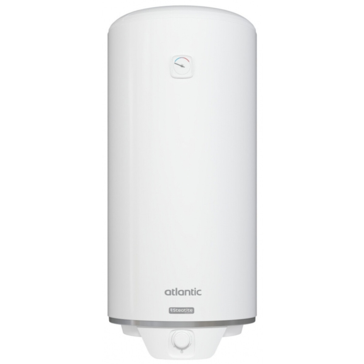 TERMOTANQUE ATLANTIC 100 Lts, TANQUE ACERO CLASE B - blanco 
