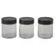 Set x3 Frascos de cristal 290cc GRIS