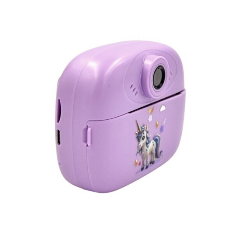 Camara Digital de fotos infantil impresión instantanea violeta Camara Digital de fotos infantil impresión instantanea violeta