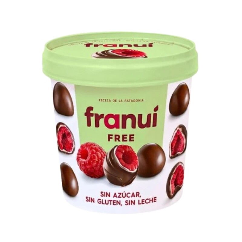 Frambuesas Franuí - 150 g - FREE (sin azúcar y sin lactosa)
